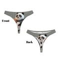thumbnail image 3 of Fotbe Cartoon Pandas Basketball Tanga Sin Costuras para Mujer con Estampado – Panties Invisibles, Transpirables y Cómodos para Uso Diario-X-Large, 3 of 6
