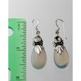 thumbnail image 5 of R.H. Jewelry Sterling Silver Rainbow Moonstone and Crystal Earrings, 5 of 5