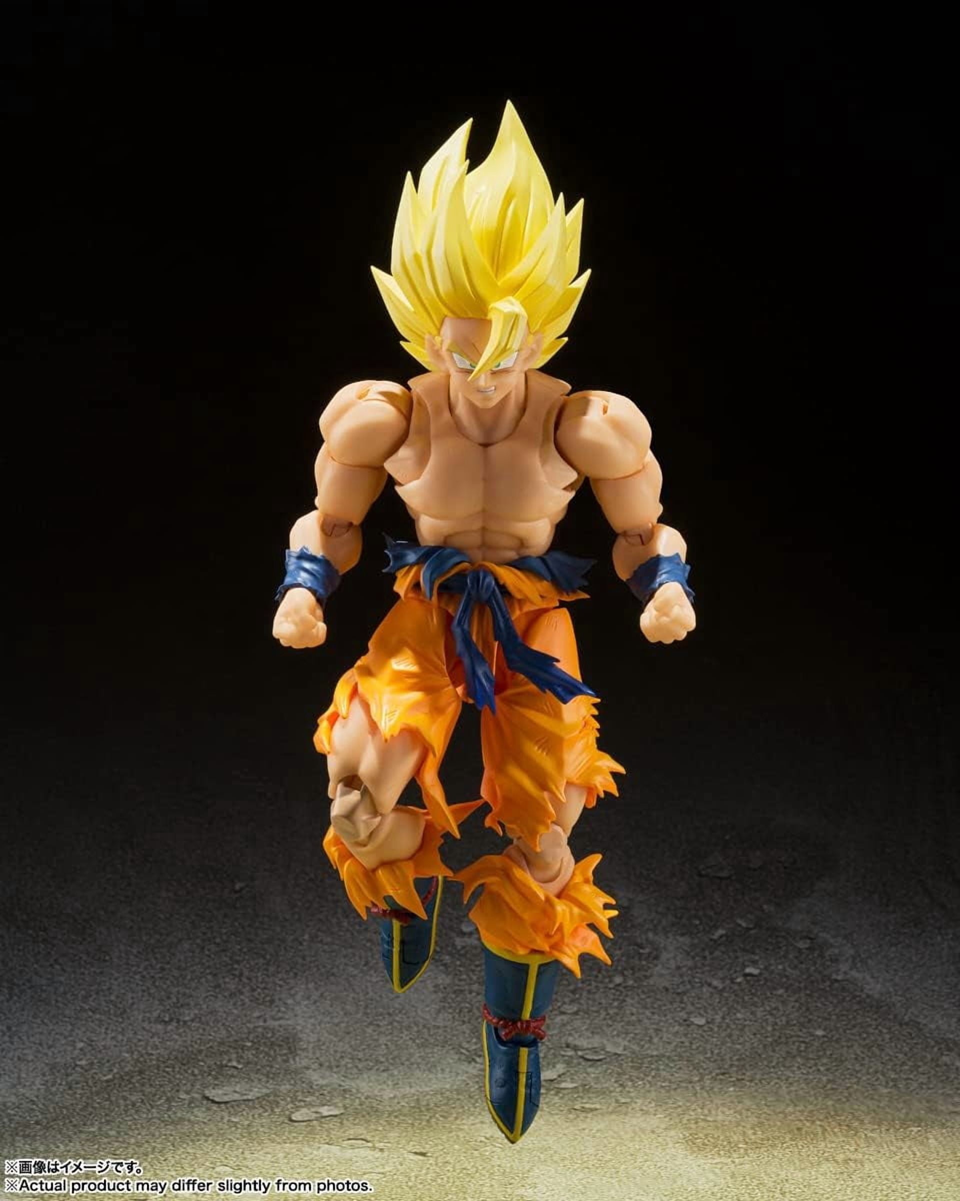 Bandai Spirits Dragon Ball Z S.H.Figuarts Son Goku: Legendary Super Saiyan Action Figure (6")