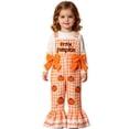 thumbnail image 2 of Kids Embroidered Sleeveless Jumpsuit with Bow Flared Long Pants Halloween Party Clothes Girl Halloween Outfit Size 1-5 Years, 2 of 7