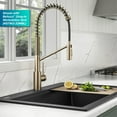 thumbnail image 4 of KRAUS Oletto 2-in-1 Commercial Style Pull-Down Single Handle Water Filter Kitchen Faucet for Reverse Osmosis or Water Filtration System in Spot-Free Antique Champagne Bronze, 4 of 20
