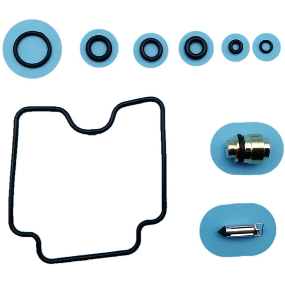Tuzliufi Lower Bowl Carb Carburetor Rebuild Repair Kit Compatible with Yamaha XVS1100 V-Star VStar XVS 1100 XVS1100AW
