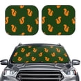 thumbnail image 2 of Saiise Bold Squirrel Silhouettes for Foldable Car Sun Shades (2-Pack) Offer Sun Protection with an Easy-fold Design for Convenient Windshield Shading-Medium, 2 of 6