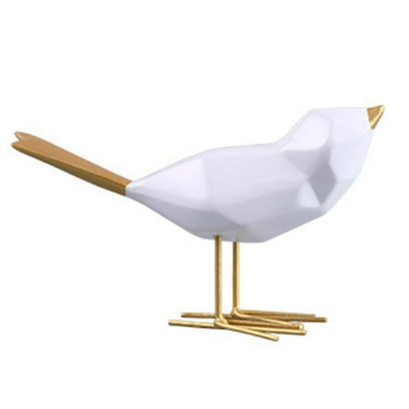 Modern Cute Bird Statues European Decorations Geometric Animal Statues Office Sculptures Abstract Decoration Gold