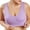 Light Purple, variant on Baywell 3 Pack Women's Seamless Yoga Sports Bras, Breathable Stretch Wireless Yoga Bras, Full Coverage Push Up Everyday Bras, Comfortable Sleep Bras with Removable Pad, M-3XL