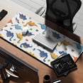 thumbnail image 2 of Long Mouse Pads for Desk,Colorful Dinosaurs Bones Pattern Desk Mats on Top Of Desks, Desk Mouse Pad Extra Large with 3mm Non-Slip Base and Stitched Edge for Gaming,Office,Work,Home 35.4"x15.7", 2 of 6