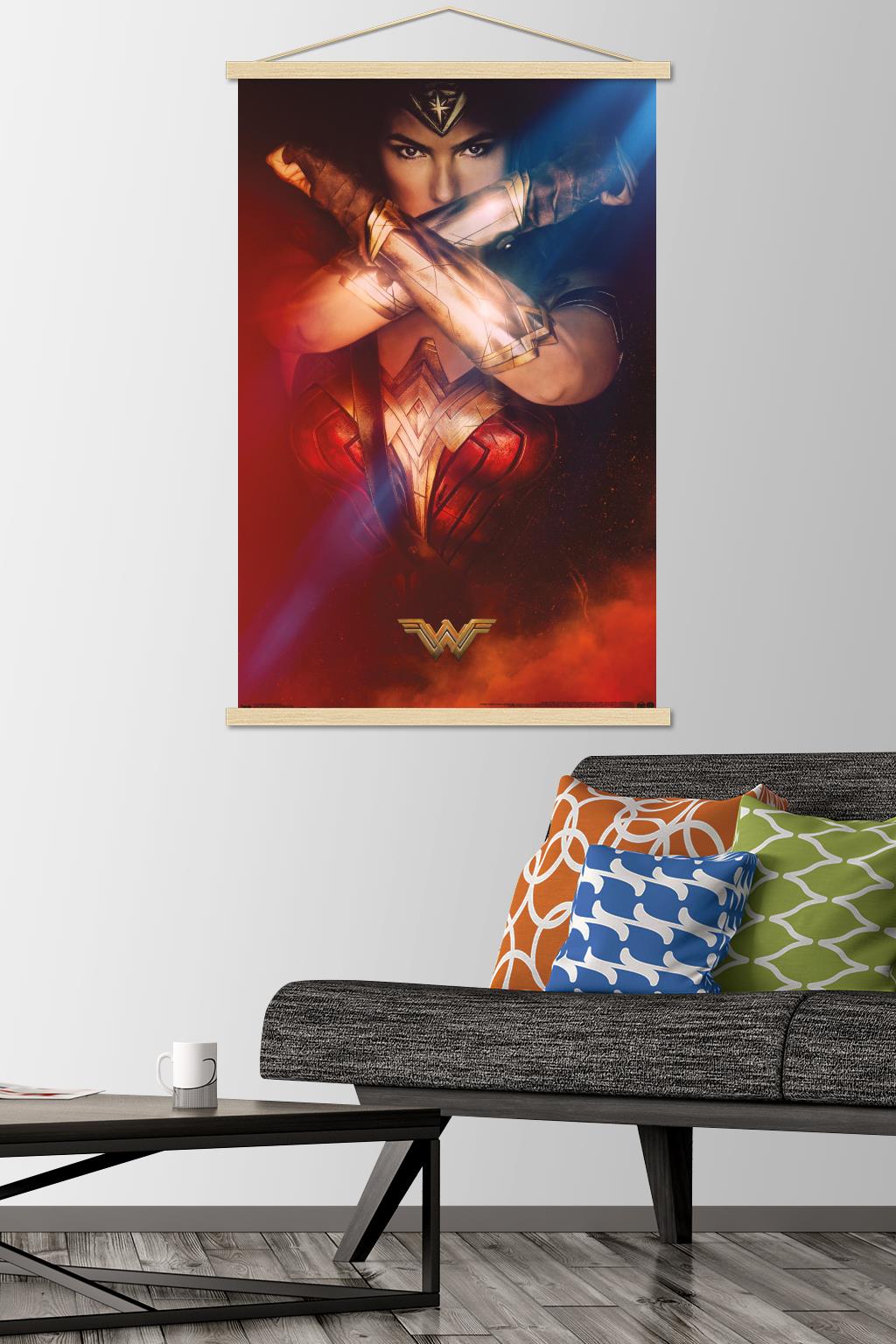DC Comics Movie Wonder Woman - Bracelets One Sheet Wall Poster with Magnetic Frame, 22.375" x 34"