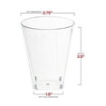 thumbnail image 2 of Smarty 7 oz. Clear Square Bottom Disposable Plastic Cups 500ct, 2 of 6