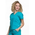 thumbnail image 4 of Cherokee Workwear Professionals Women's Scrubs Top Mock Wrap WW705, 4 of 7