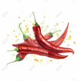 thumbnail image 3 of Piments Rouges - 24"x24 Pouces Toile - Impression à la Demande, 3 of 5