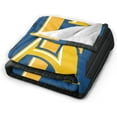 thumbnail image 2 of North Carolina A&T Aggies Fleece Blanket, Very Soft Microfiber Flannel Blanket for Couch Warm and Cozy for All Seasons, 2 of 6