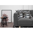 thumbnail image 3 of Ambesonne Grey Throw Pillow Cover 2 Pack, Realistic Vivid Plates, 24", Grey Taupe, 3 of 7