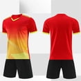 thumbnail image 7 of WRKEKC Boys Athletic Sets Geometric Print Quick Dry Short Sleeve Sport Top and Shorts Set for 4-12 Years, 7 of 7