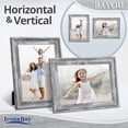 thumbnail image 3 of Icona Bay 5x7 Azure Gray Picture Frame, Coastal Style, 1 Pack, Bayou Collection (US Company), 3 of 7