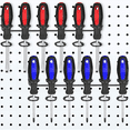 thumbnail image 4 of 8 Pcs Screwdriver Holder Pegboard Multi-Tool Holder Accessory Pegboard Accessories Multi-Ring Tool Holder for Pegboard, 4 of 7