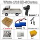 thumbnail image 1 of Coche teledirigido WPL D12 2WD, vehículo de juguete con batería de litio de 2022 mAh, Motor 1000 de alto rendimiento, regalos para niños, actualización 260 Fivean unisex, 1 of 2