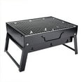 thumbnail image 2 of Portable Charcoal Grill - Stainless Steel Folding Grill Tabletop Outdoor Smoker BBQ for Picnic Garden Terrace Camping Travel (Large 17 x 10 x 11.5 inch), 2 of 7