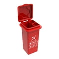 thumbnail image 4 of STPToys Mini Garbage Trash Holder for Desk,Tiny Trash Can Recycle Bin Storage Box Table Top Storage & Organization - Red, 4 of 4