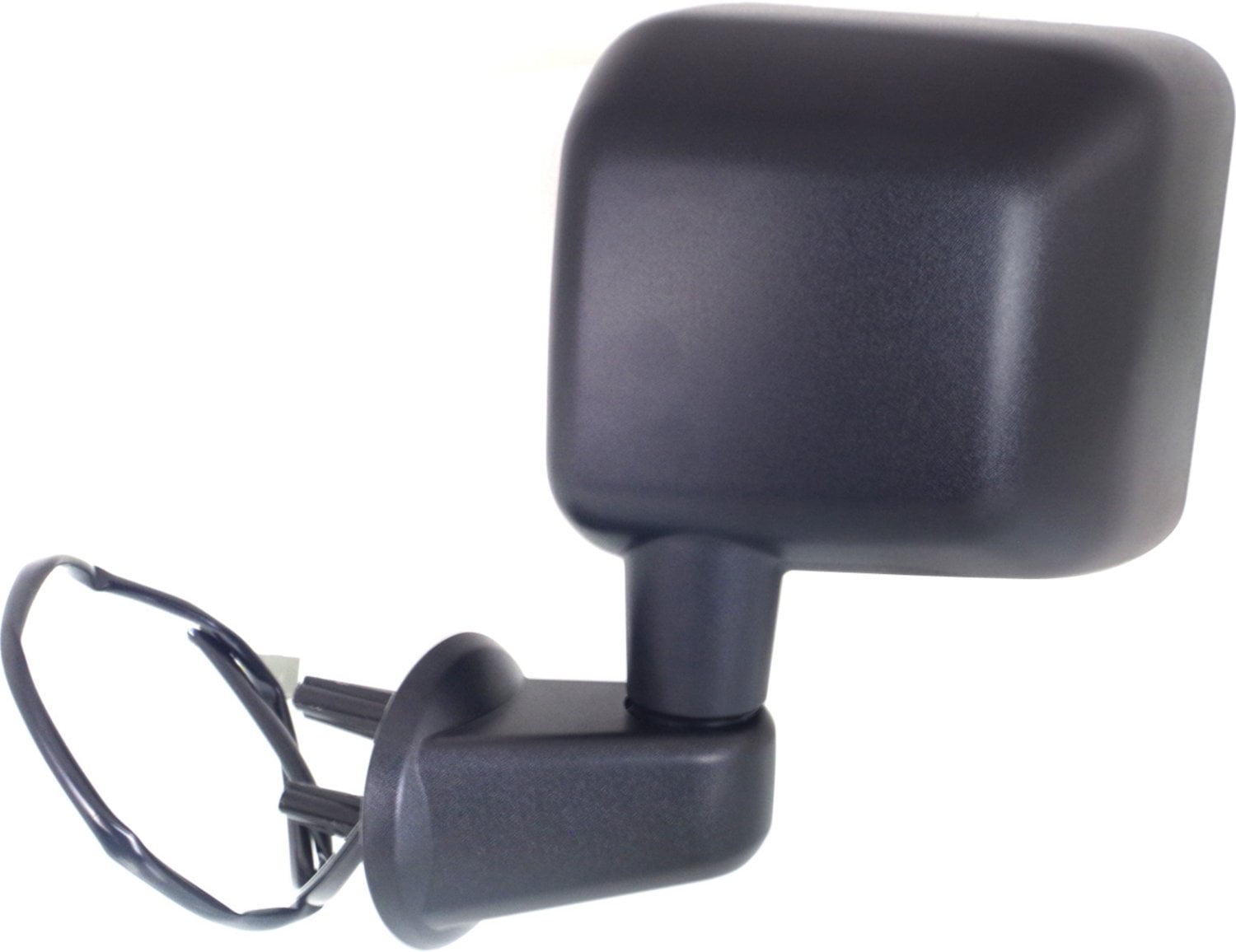 Mirror Compatible With 2014 Jeep Wrangler (JK) Left Driver Side Heated Textured Black Kool-Vue