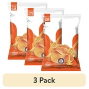 (3 pack) Utz Honey Barbeque Potato Chips, Gluten-Free, Family Size, 7.75 oz Bag