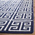 thumbnail image 4 of Safavieh Dhurries Navy Contemporary Rug - 5' x 8', 4 of 5