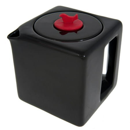 Make My Day Ceramic Tea Cube Bird Teapot Stainless Steel Loose Leaf Infuser (Best Glue For Ceramic Teapot)