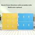 thumbnail image 5 of MECOLOR - Metal Samll locker cabinet for office and home with 9 case Yellow color 36.5" Tall, 5 of 10