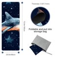 thumbnail image 4 of Shark Yoga Mat Towel with Storage Bag, 72.8"x26.8", Suitable for Hot Yoga, Pilates, Fitness - Yoga Blanket, Yoga Towel, Hot Yoga Towel Included, 4 of 6