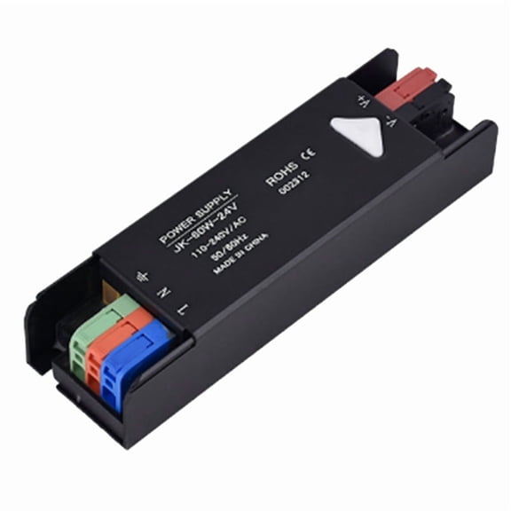AC 110V 220V to DC 12V 24V Switching Power Supply Adapter 60W Ultra Thin Lighting Transformer Smart Driver,1 x Light strip transformer,Black