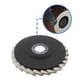thumbnail image 3 of Dinheiro Pack de 5 discos de pulido de fieltro de lana de 125 mm con solapas dentadas para acero inoxidable, vidrio, metales y aluminio, 3 of 5