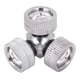 thumbnail image 5 of Aspersor de jardín, rosca hembra G3/8 pulgadas, tres cabezales de pulverización, accesorios de riego, materiales ecológicos, 5 of 8