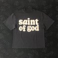 thumbnail image 1 of Frog Drift-ropa de calle KANYE SAINT OF GOD para hombre, ropa 100% de algodón con estampado de espuma, camisetas holgadas de gran tamaño, camisetasGris oscuro, 1 of 2