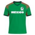 thumbnail image 2 of Mexico Men's National Soccer Team Jersey, FMF T Shirt for Men, Green Large, 2 of 3