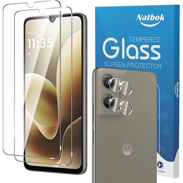 xixishop Lot de 2+2 Verres Trempé pour Motorola Moto G06/G06 Power Screen Protector & Camera Lens Protector, Dureté 9H, Ultra Résistant, Anti-Empreintes Digitales, Sans Bulles, Film de Téléphone HD-Transparent pour Moto G06