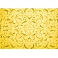 thumbnail image 1 of Ahgly Company Machine Washable Indoor Rectangle Persian Yellow Traditional Area Rugs, 5' x 7', 1 of 4