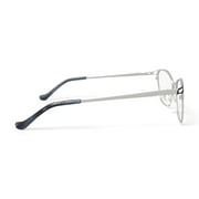 Walmart Women's WM200650-1 Oval Prescription Eyeglasses with Case, Navy