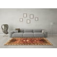 thumbnail image 3 of Ahgly Company Indoor Rectangle Medallion Brown Traditional Area Rugs, 8' x 10', 3 of 4