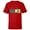 Red, variant on Disney Hercules Panic - Short Sleeve T-Shirt for Kids – Customized-Soft Pink