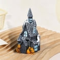 thumbnail image 4 of Halloween Village Accessories Set Halloween HOUSEs Village Miniatures Ornaments with Pumpkins Ghost Tombstones Tree Fence Streetlamp Figurines for Party Home Table Decor, 4 of 6