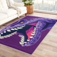 thumbnail image 2 of Dinosaur Area Rug,5x8 Carpet,Non Slip Washable Fuzzy Super Soft Easy Clean, Purple Dinosaur Rugs for Bedroom Living Room Dining Room, Cute Animal Rug Decorations, Low Pile Non Shedding Carpets 8i&-49, 2 of 7