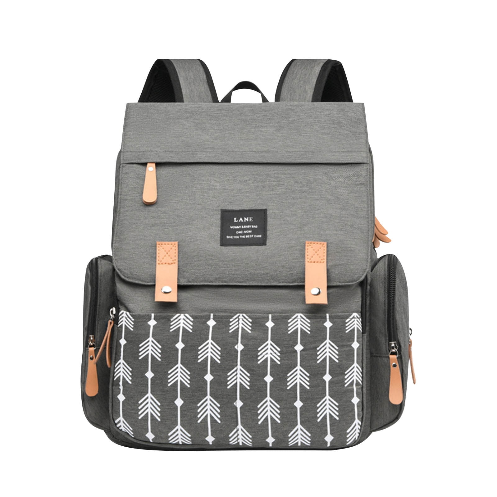 shyuyusa Diaper Bags For Mom Large Capacity Travel Bags for Mom and Dad Maternity Diaper Bag With Changer Bags Breastfeeding, Maternity Solid Gray Fashion