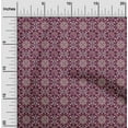 thumbnail image 2 of oneOone Cotton Cambric Maroon Fabric Asian Suzani Craft Projects Decor Fabric Printed By The Yard 42 Inch Wide, 2 of 5