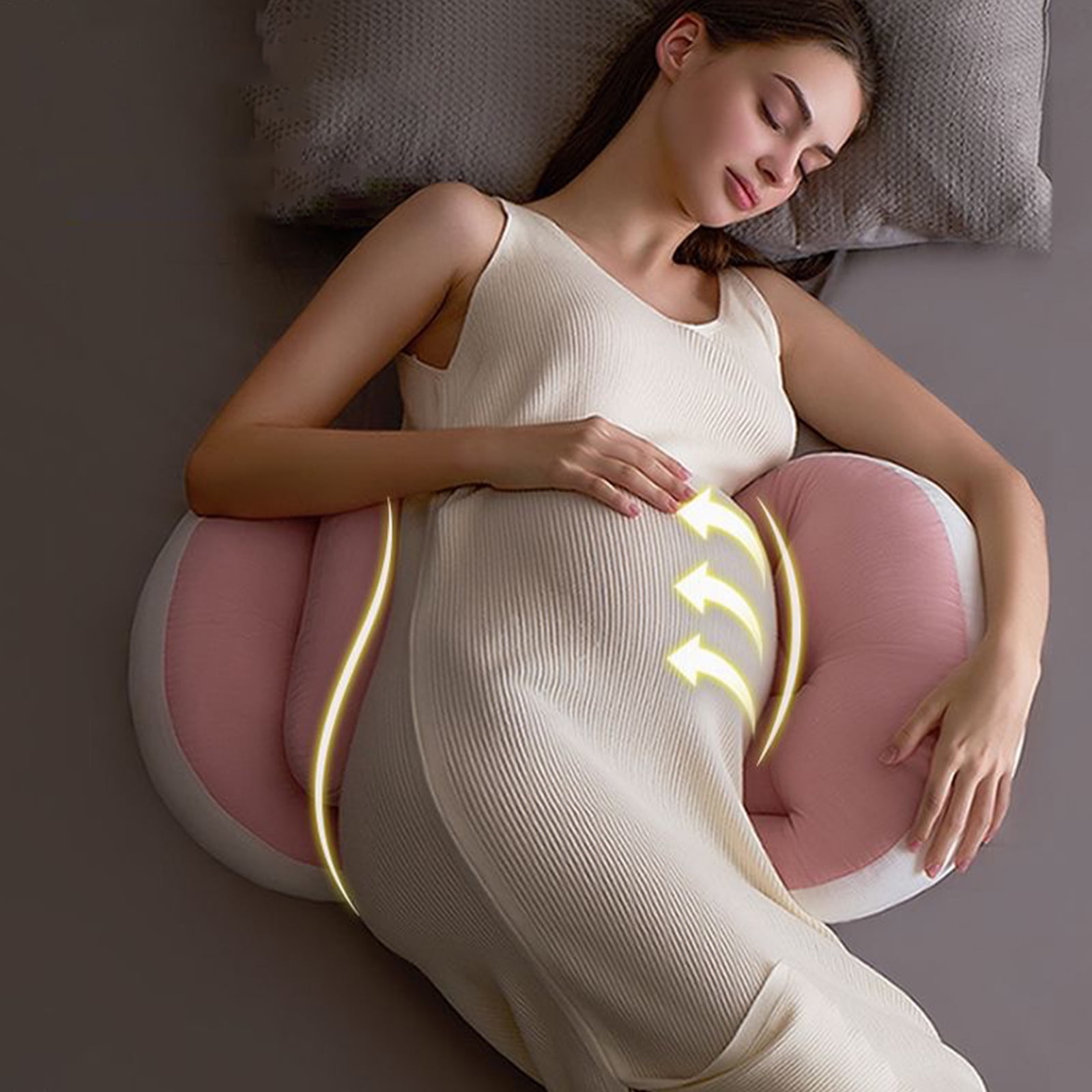 Body Pillow Waist Support Pillow Supportive Pillow for Pregnant Women Promote Relaxation Restful Sleep