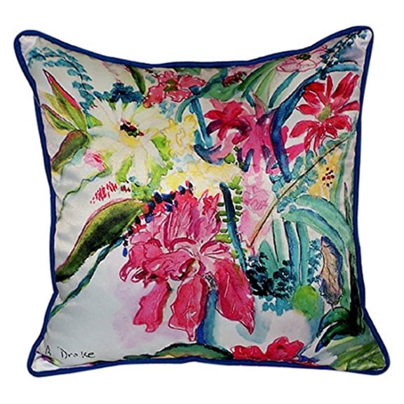 Multi Florals Large Indoor/Outdoor Pillow 18x18