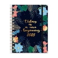 thumbnail image 1 of Xihbxyly Agenda Diaria 2025, Encuadernación En Espiral A5, 140 Páginas, Papel Premium, Banda Elástica, Diseño Floral Colorido, Giro de 360 Grados, Horario Semanal, Uso Personal o de Oficina, Regalo p, 1 of 2