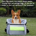 thumbnail image 4 of Zshan 1pc Bike Basket, Foldable Front Bike Basket, Quick Detachable for Bicycle Baskets for Dogs,Cat,Rabbit, Pet Handbag, Shopping, Camping and Outdoor (Black), 4 of 4