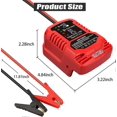 thumbnail image 3 of Jumper Cables Jump Charger for Milwaukee 18V LithiumIon Batteries, 11AWG 30A Car Jump Starter, 3 of 5