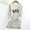 Gris, variante sur Costumes d'Halloween Grande Taille pour Femmes, Col Rond, Poche, Peluche Épaissie, Chauds, Hauts à Manches Longues, T-Shirts à Manches Longues pour Femmes en Liquidation