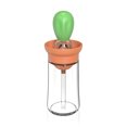 thumbnail image 1 of Soidarity Botella de aceite Barbacoa 180ML Cepillos Vidrio Resistente al calor Portátil Desmontable Hogar Picnic al aire libre Dispensador Accesorio Estufas de camping naranja verde Soidarity OD017120-04B, 1 of 6