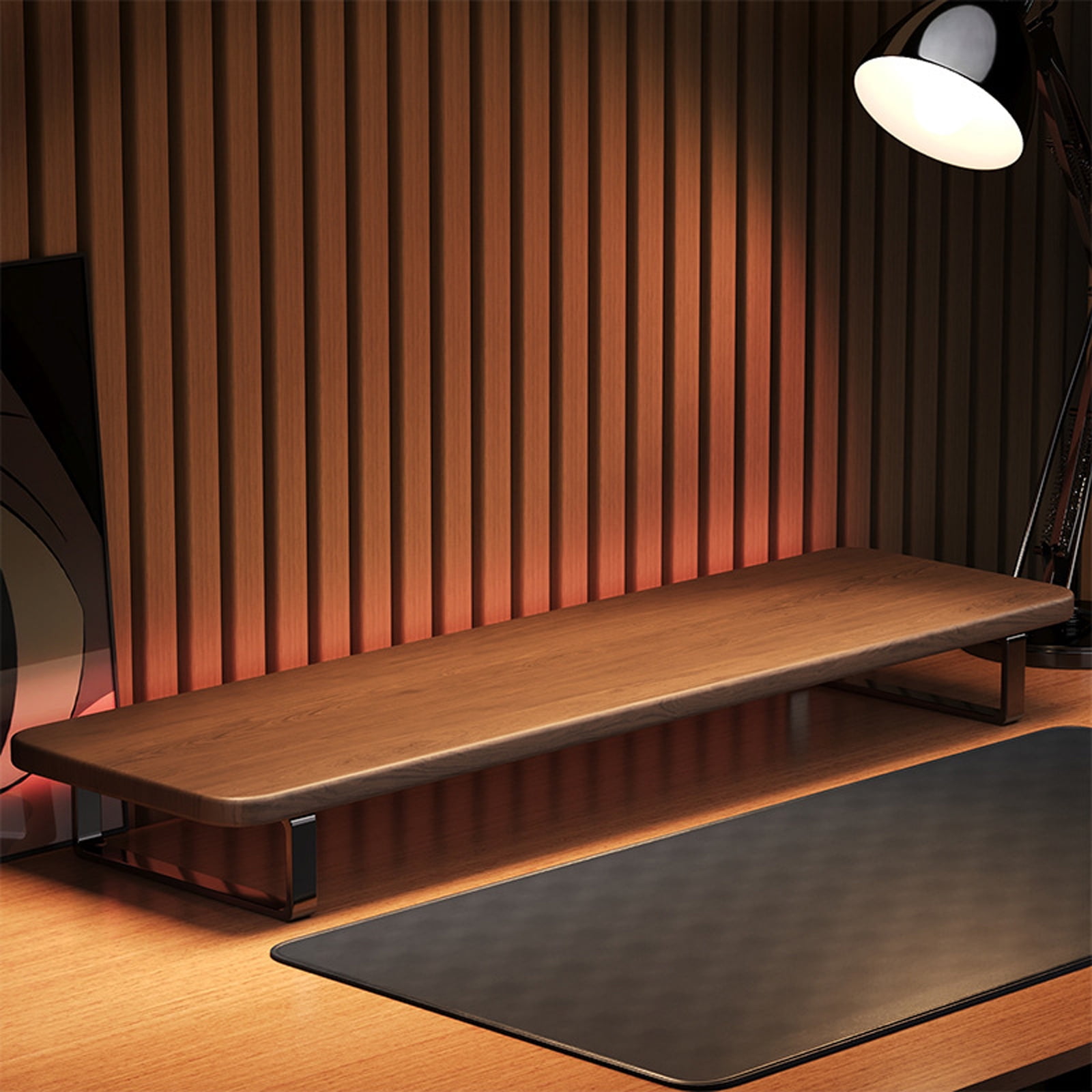 Ergonomic Height Computer Desk Stand Risers with Smooth Surfaces AntiSlip Base Enhances Workspaces Space Efficiency